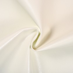 Ткань Дерматин (Кожзам) для мебели, цвет Белый (на отрез)  в Новотроицке