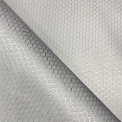 Ткань Оксфорд 300D PU Рип-Стоп СОТЫ, цвет Светло-Серый (на отрез)  в Новотроицке