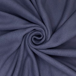 Ткань Флис Односторонний 130 гр/м2, цвет Темно-серый (на отрез)  в Новотроицке