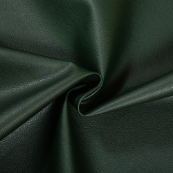 Эко кожа (Искусственная кожа), цвет Темно-Зеленый (на отрез)  в Новотроицке