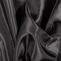 Ткань подкладочная Таффета 190Т, цвет Черный (на отрез)  в Новотроицке