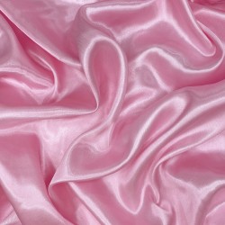 Ткань Атлас-сатин, цвет Розовый (на отрез)  в Новотроицке