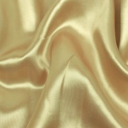 Ткань Атлас-сатин ЛЮКС, цвет Золотой (на отрез)  в Новотроицке