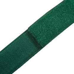 Контактная лента 40мм (38мм) цвет Зелёный (велькро-липучка, на отрез)  в Новотроицке
