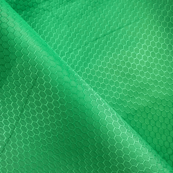 Ткань Оксфорд 300D PU Рип-Стоп СОТЫ, цвет Зелёный (на отрез)  в Новотроицке
