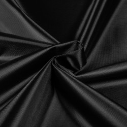 *Ткань Оксфорд 210D PU, цвет Черный (на отрез)  в Новотроицке