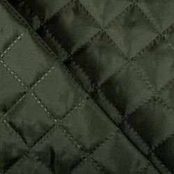 Стеганая подкладочная ткань с синтепоном (100гр/м2), цвет Хаки (на отрез)  в Новотроицке