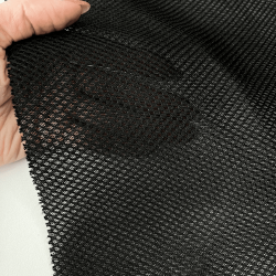 Сетка 3D трехслойная Air mesh 165 гр/м2, цвет Черный (на отрез)  в Новотроицке