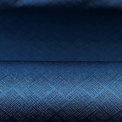Ткань Блэкаут для штор светозатемняющая 100% &quot;Орнамент Синий&quot; (на отрез)  в Новотроицке
